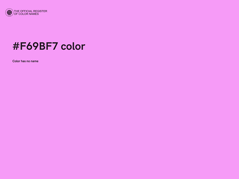 #F69BF7 color image