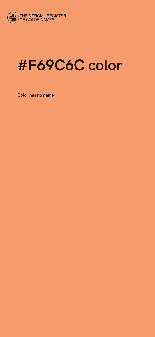 #F69C6C color image