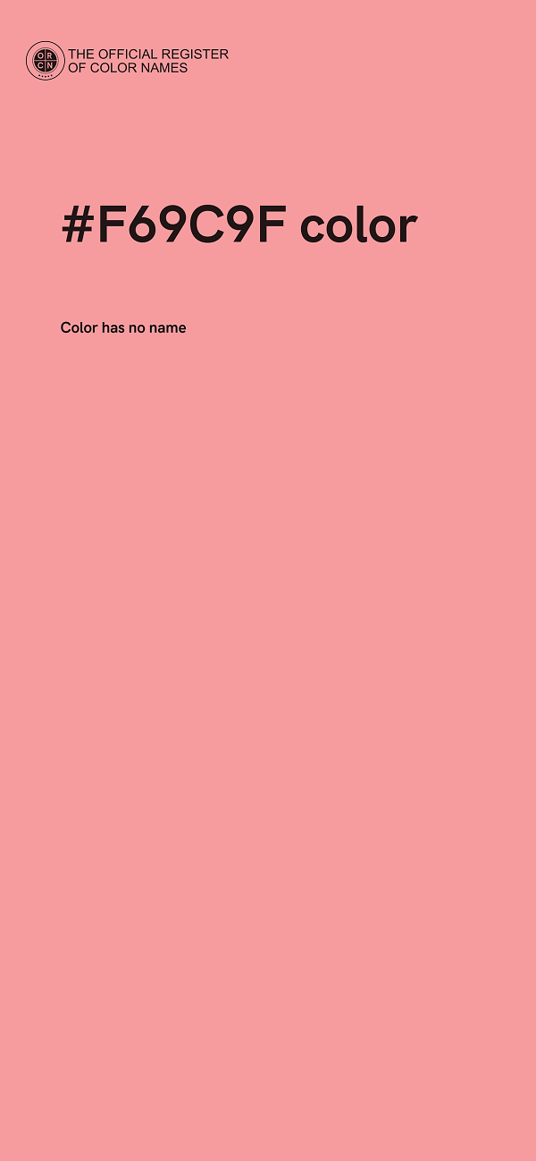 #F69C9F color image