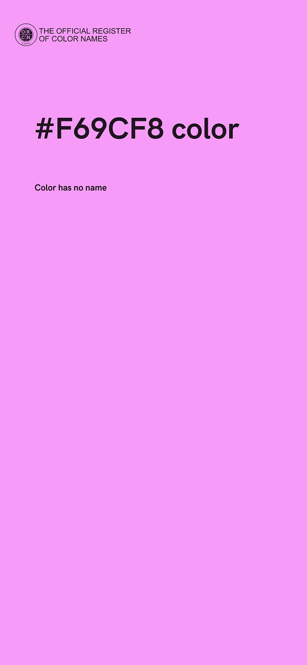 #F69CF8 color image