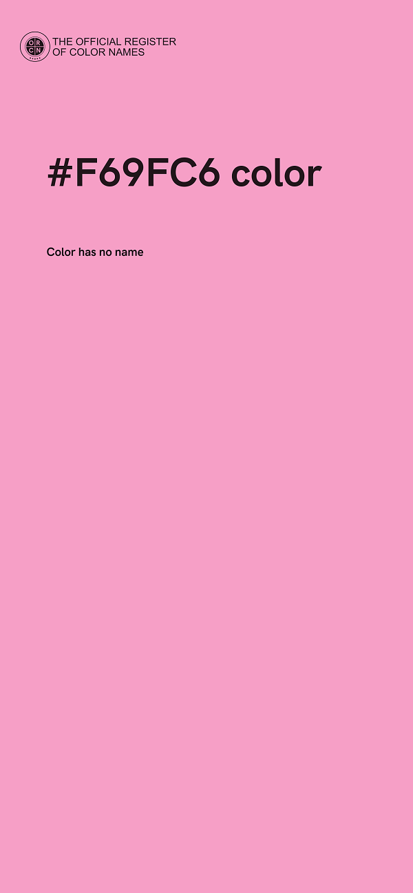 #F69FC6 color image