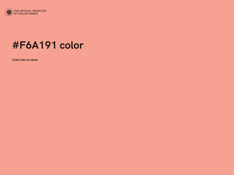 #F6A191 color image