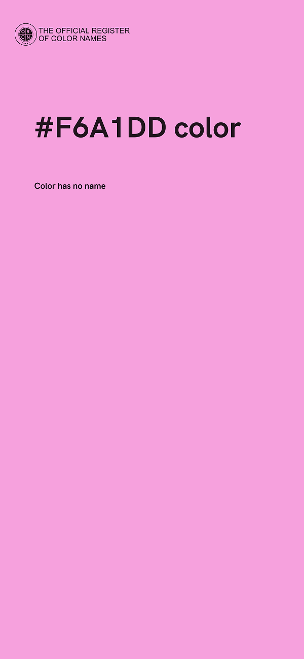#F6A1DD color image