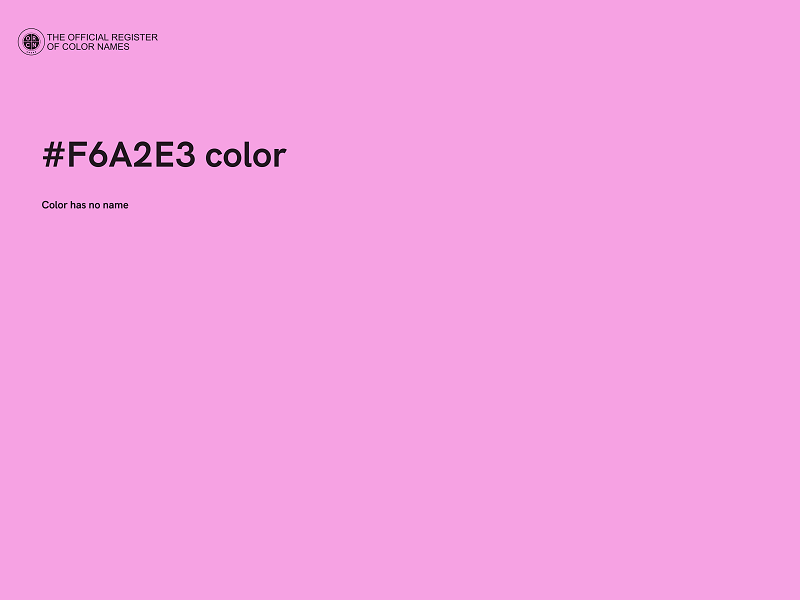 #F6A2E3 color image