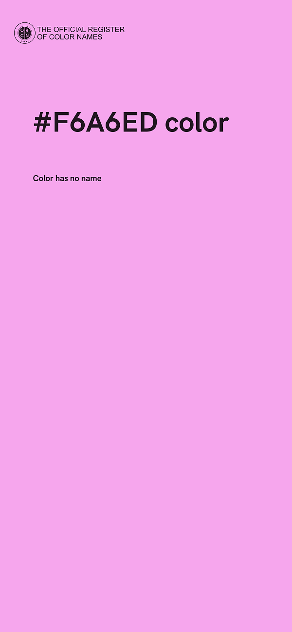 #F6A6ED color image