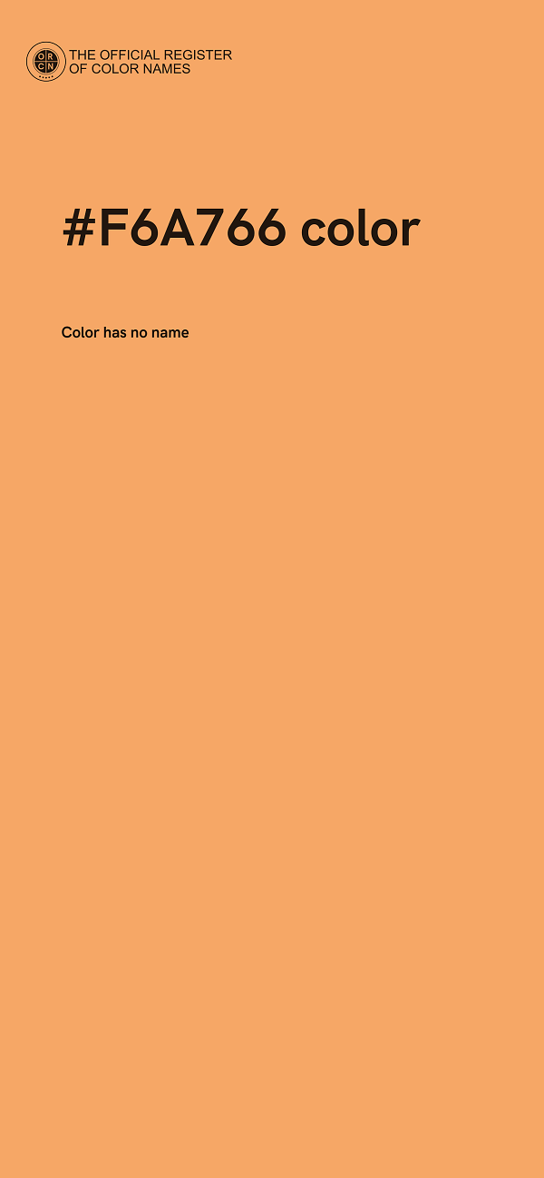 #F6A766 color image