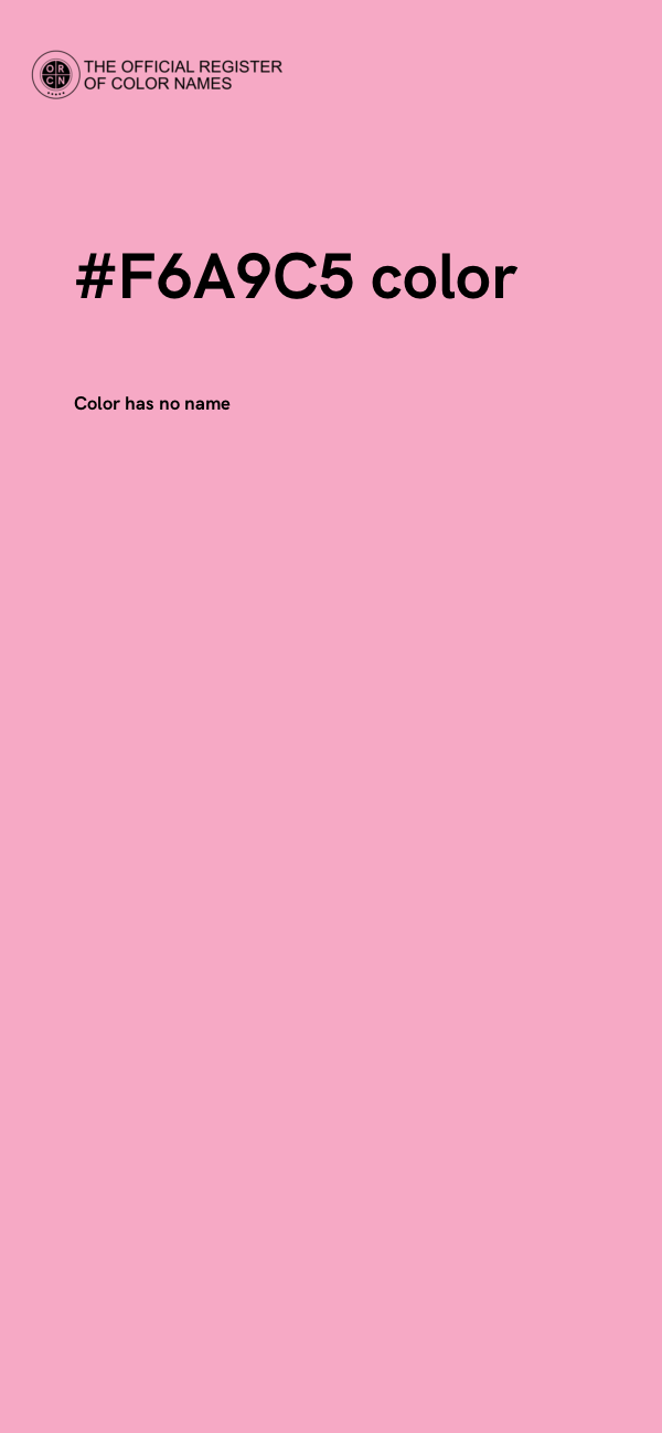 #F6A9C5 color image
