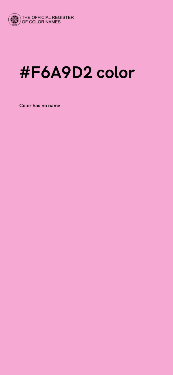 #F6A9D2 color image