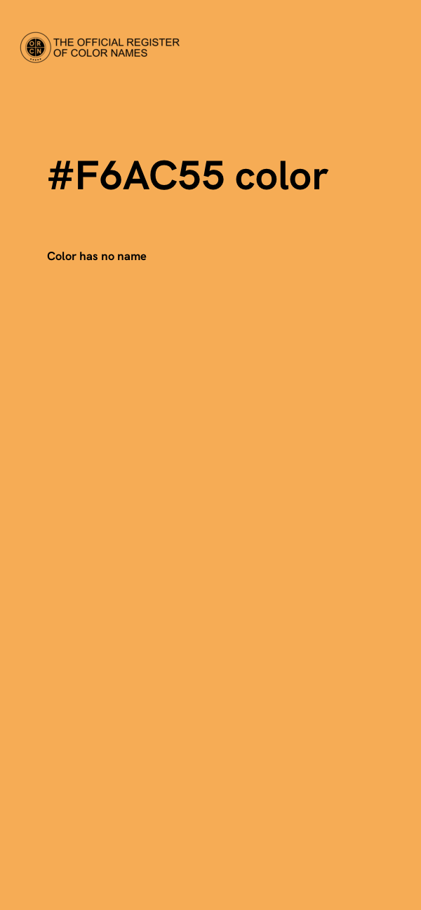 #F6AC55 color image