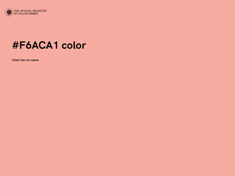 #F6ACA1 color image