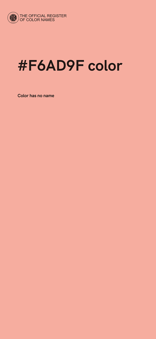 #F6AD9F color image