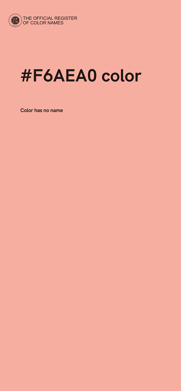#F6AEA0 color image