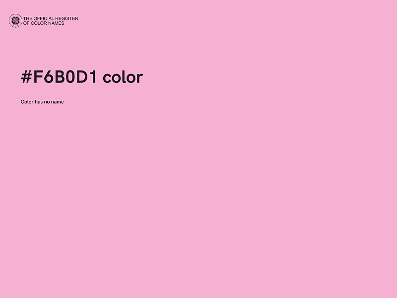 #F6B0D1 color image