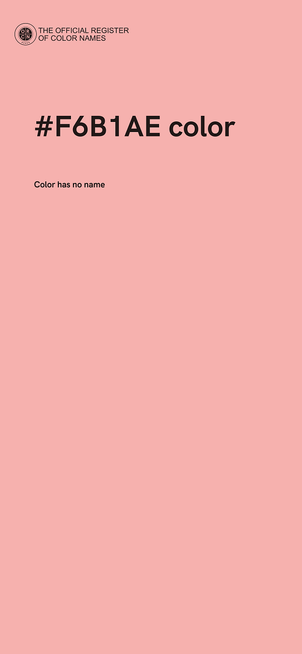 #F6B1AE color image