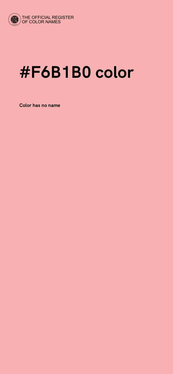 #F6B1B0 color image