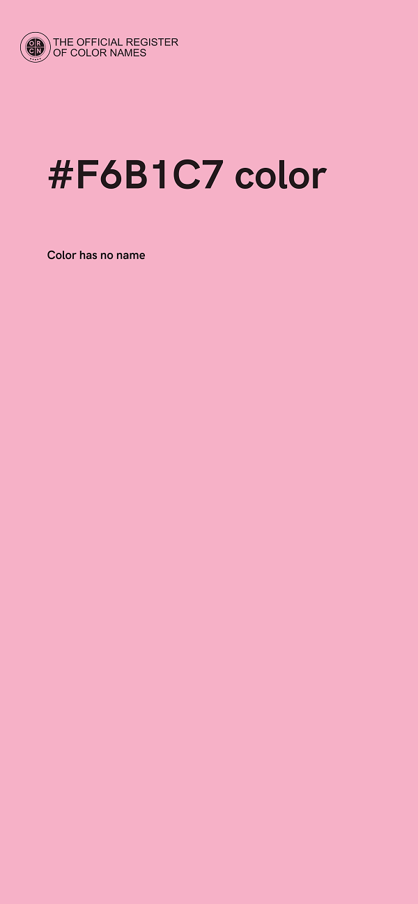 #F6B1C7 color image