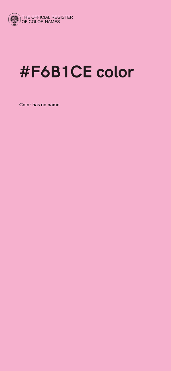 #F6B1CE color image