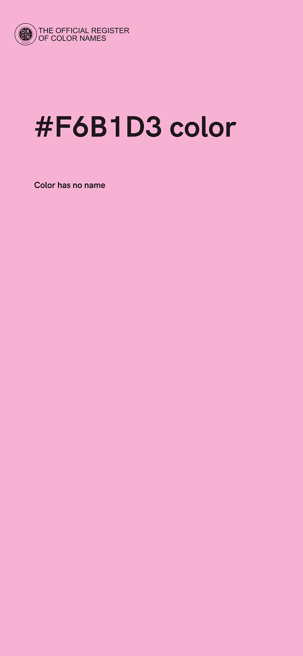 #F6B1D3 color image