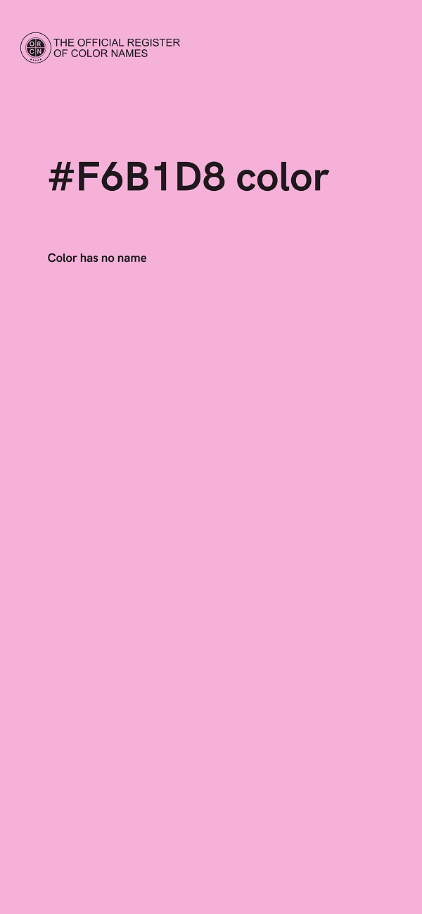 #F6B1D8 color image