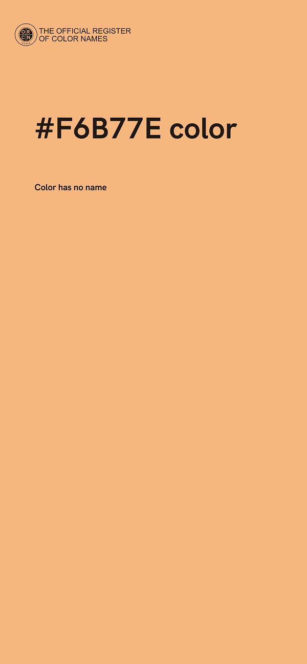 #F6B77E color image