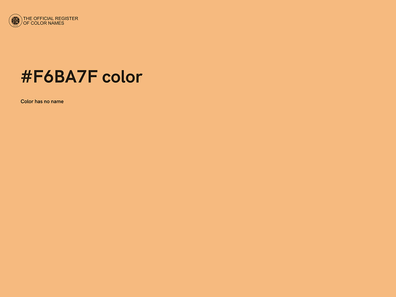 #F6BA7F color image