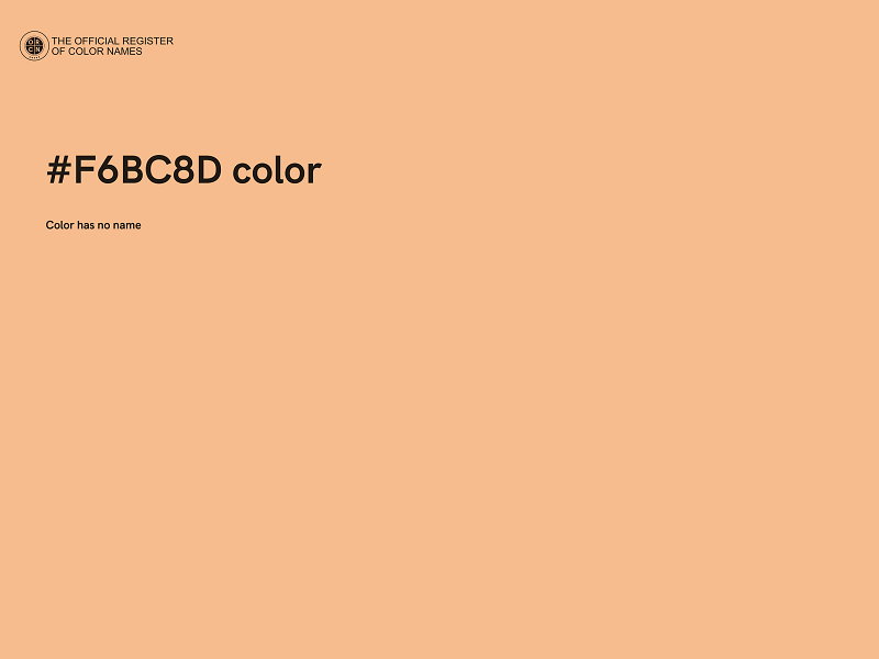 #F6BC8D color image