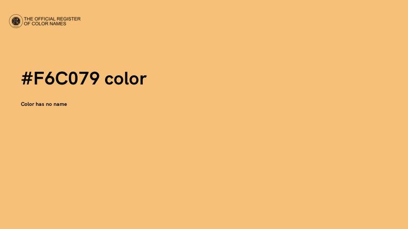 #F6C079 color image