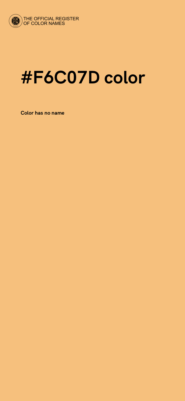 #F6C07D color image
