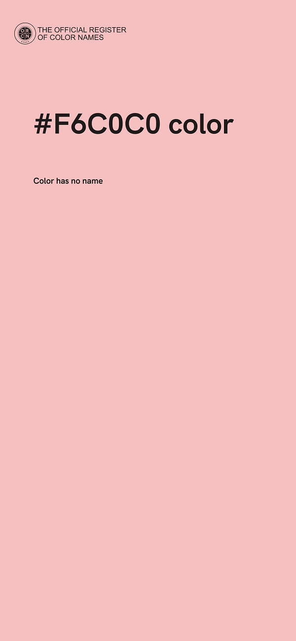 #F6C0C0 color image
