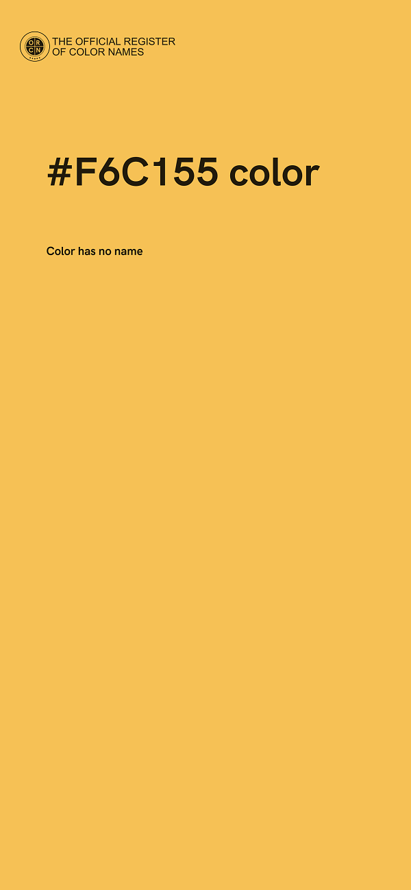 #F6C155 color image