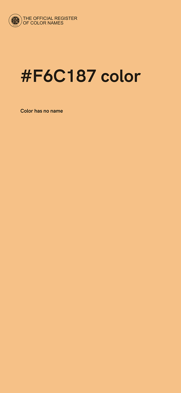 #F6C187 color image