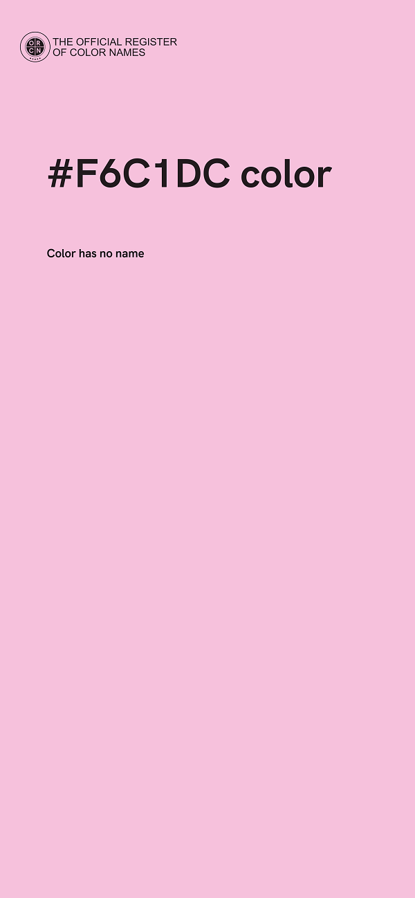 #F6C1DC color image