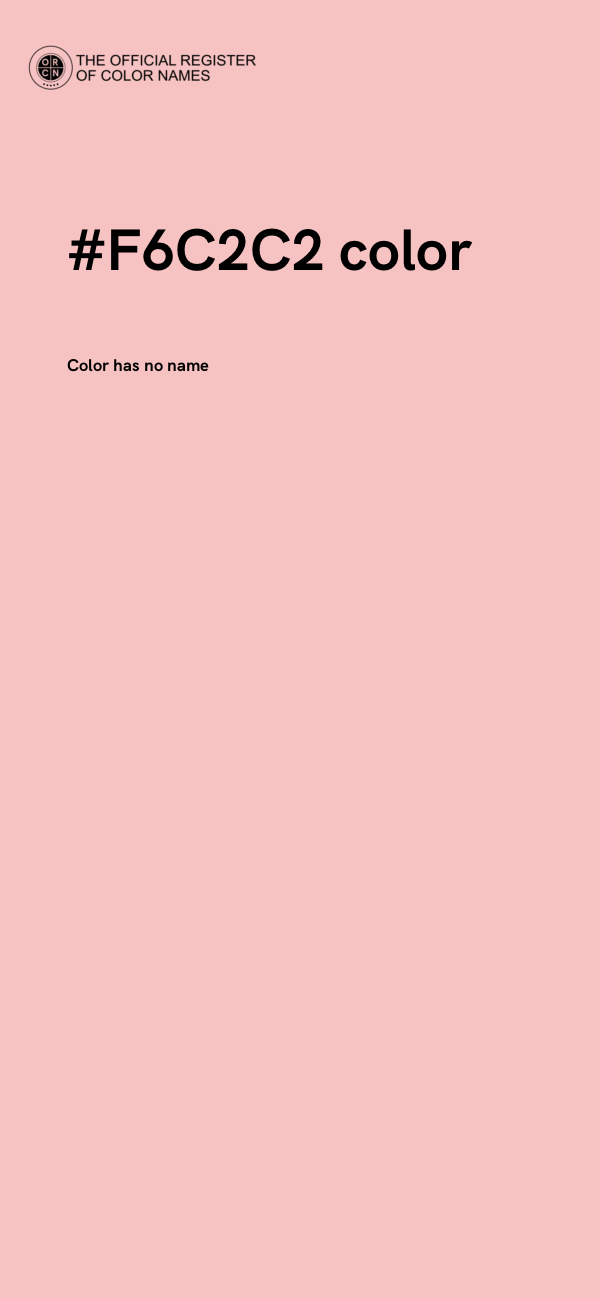 #F6C2C2 color image