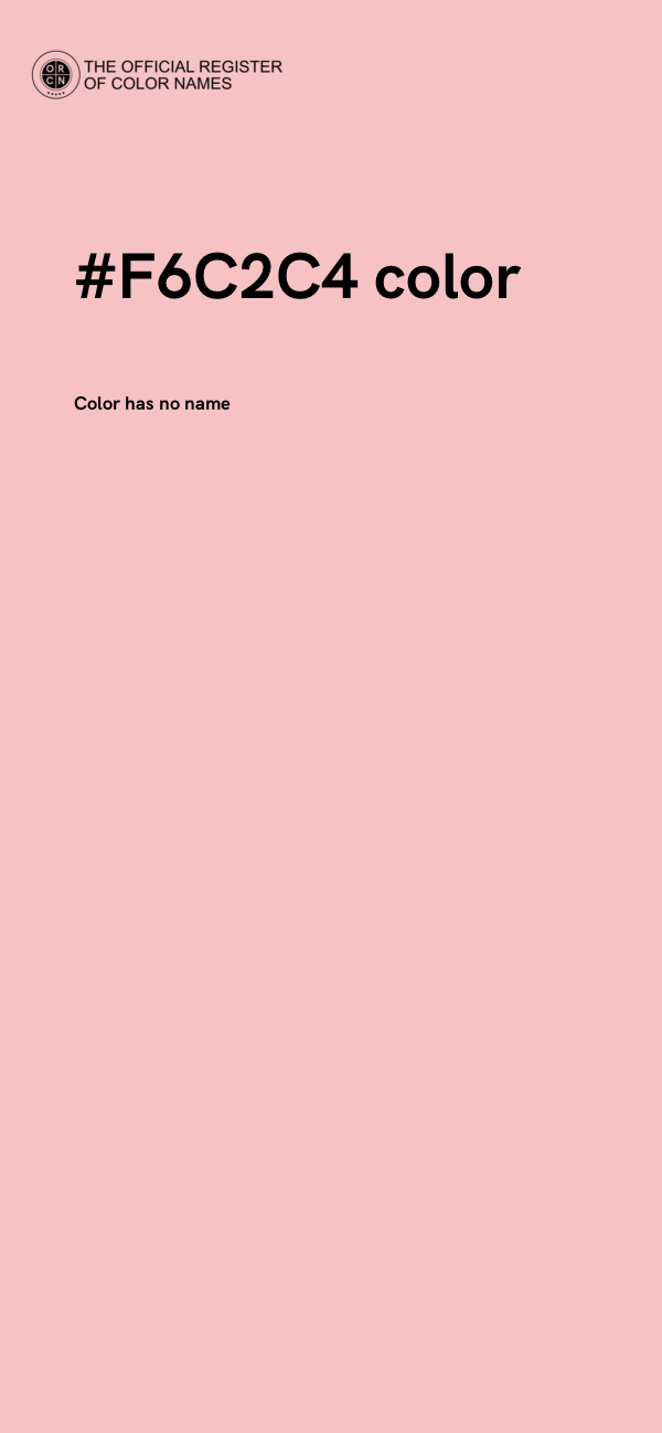 #F6C2C4 color image