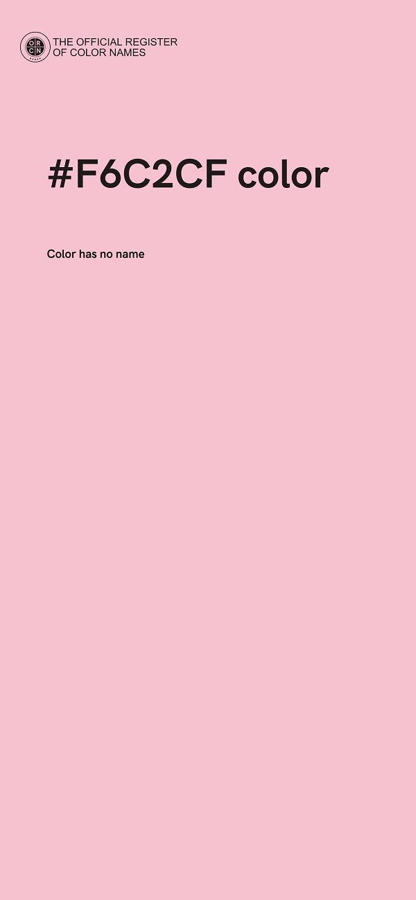 #F6C2CF color image