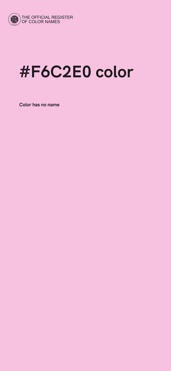 #F6C2E0 color image