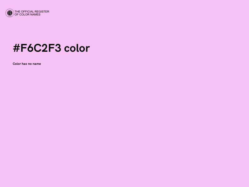 #F6C2F3 color image