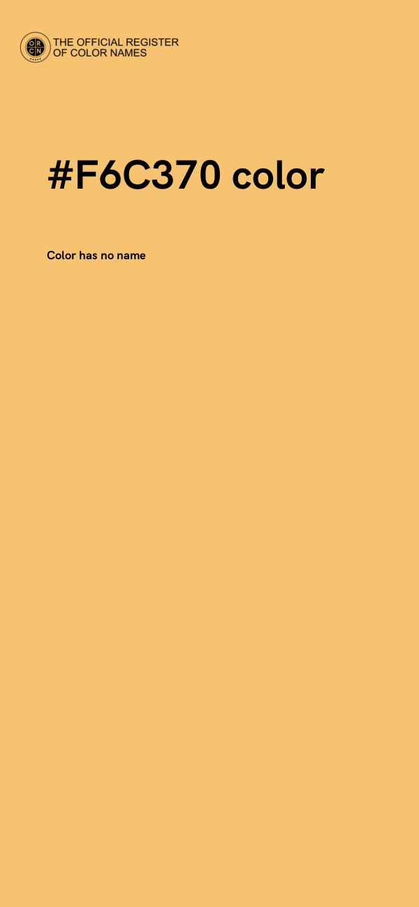 #F6C370 color image
