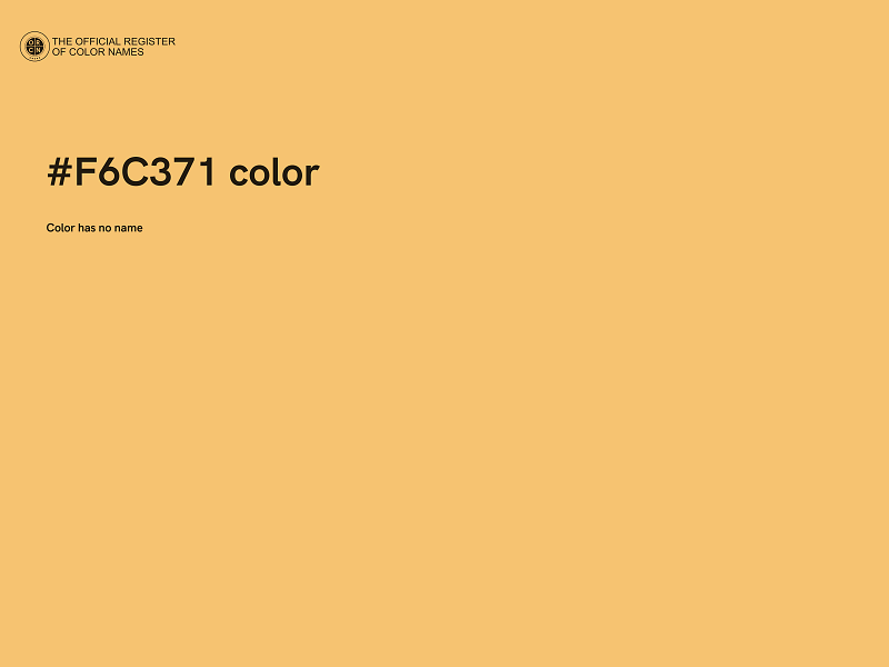 #F6C371 color image