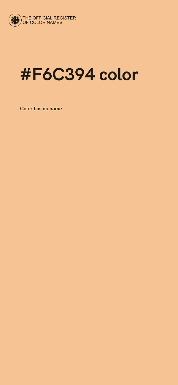 #F6C394 color image