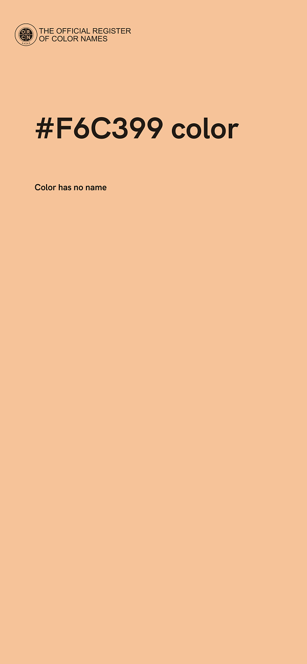 #F6C399 color image