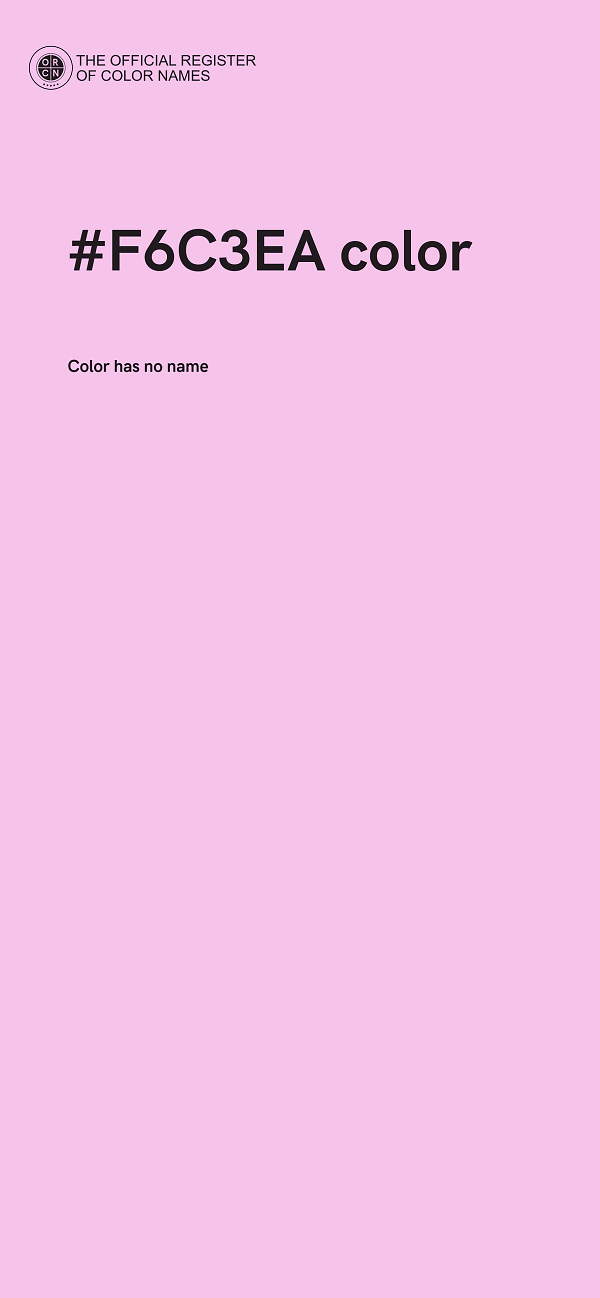 #F6C3EA color image