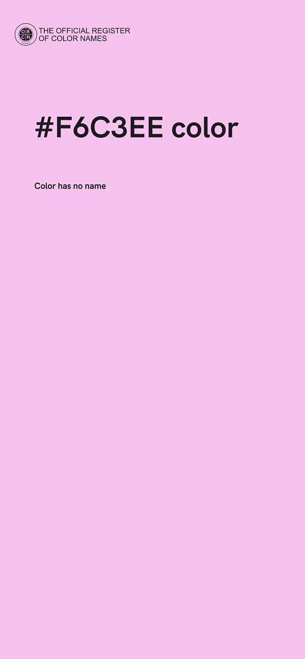 #F6C3EE color image