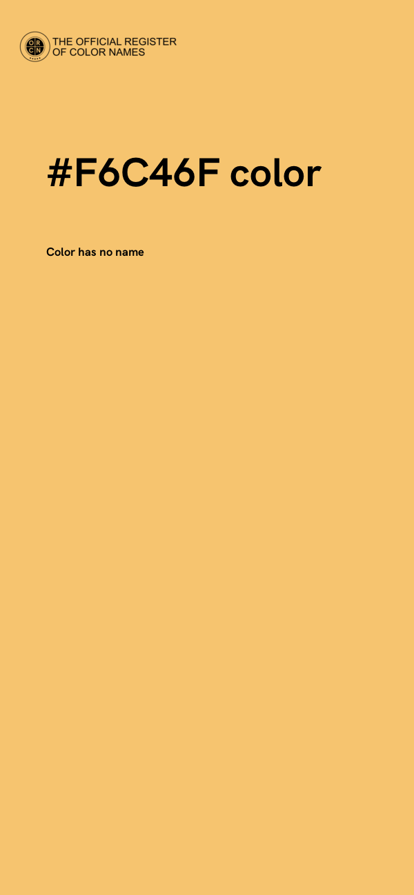 #F6C46F color image