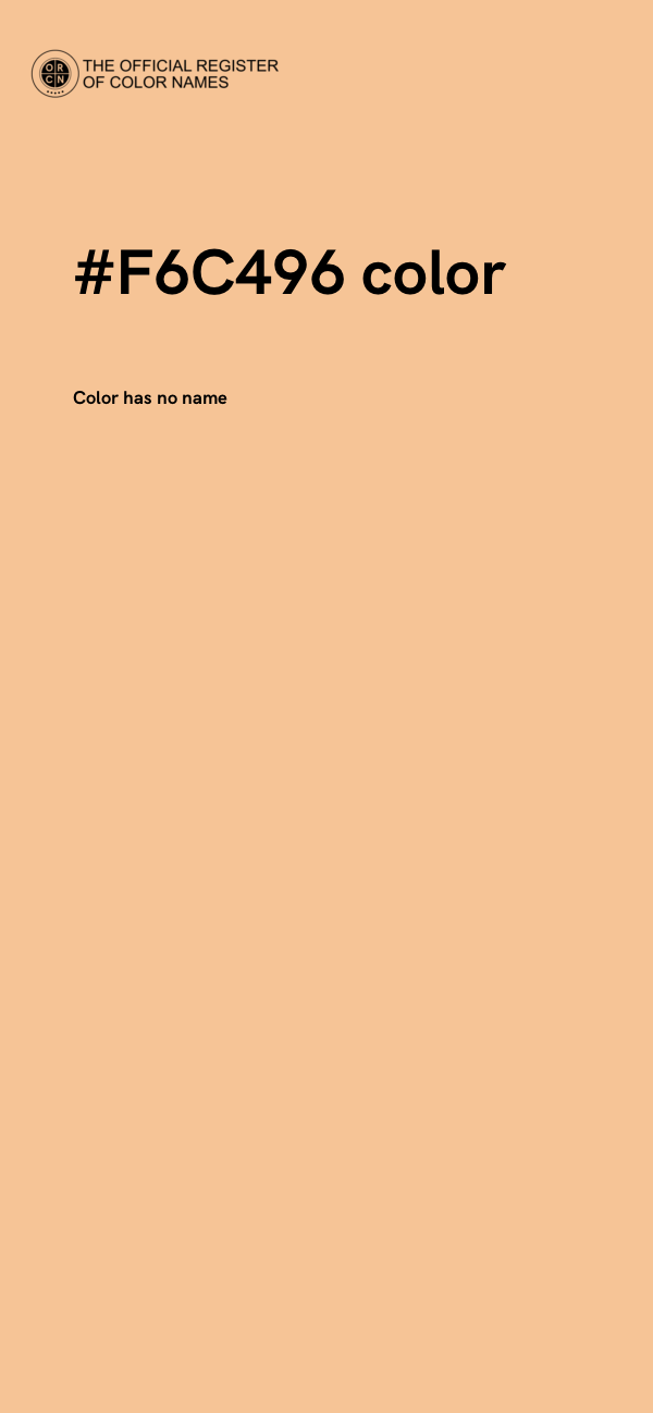 #F6C496 color image