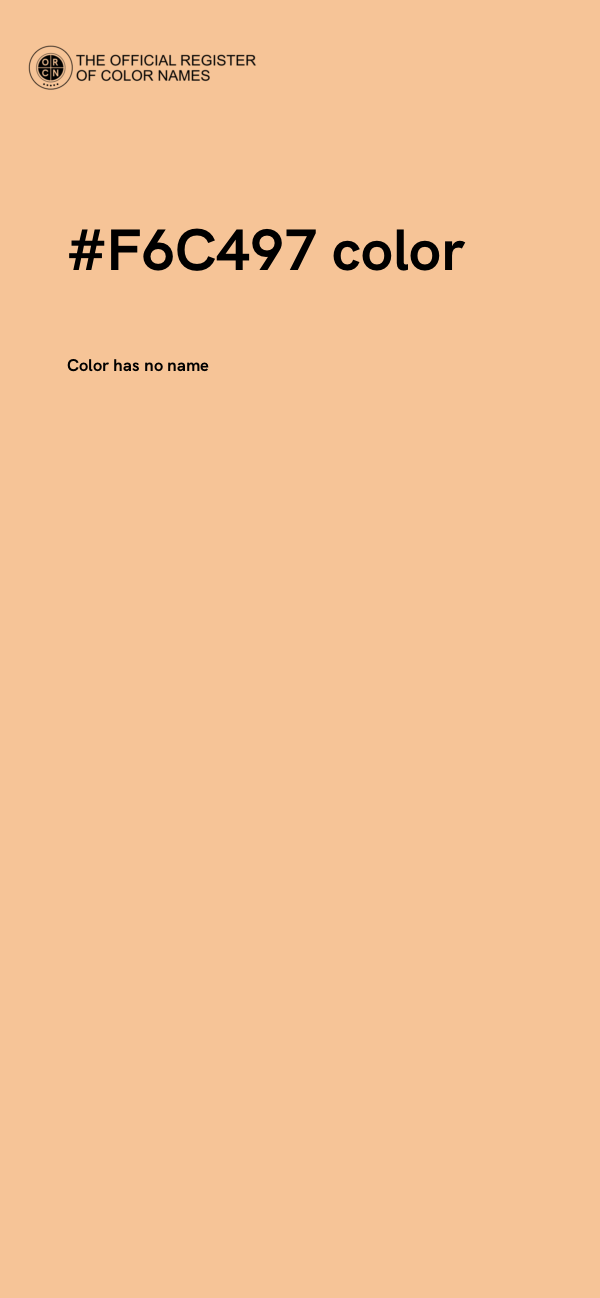 #F6C497 color image
