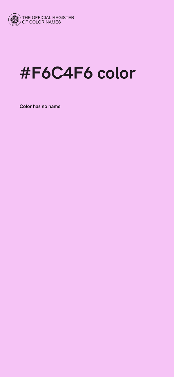 #F6C4F6 color image