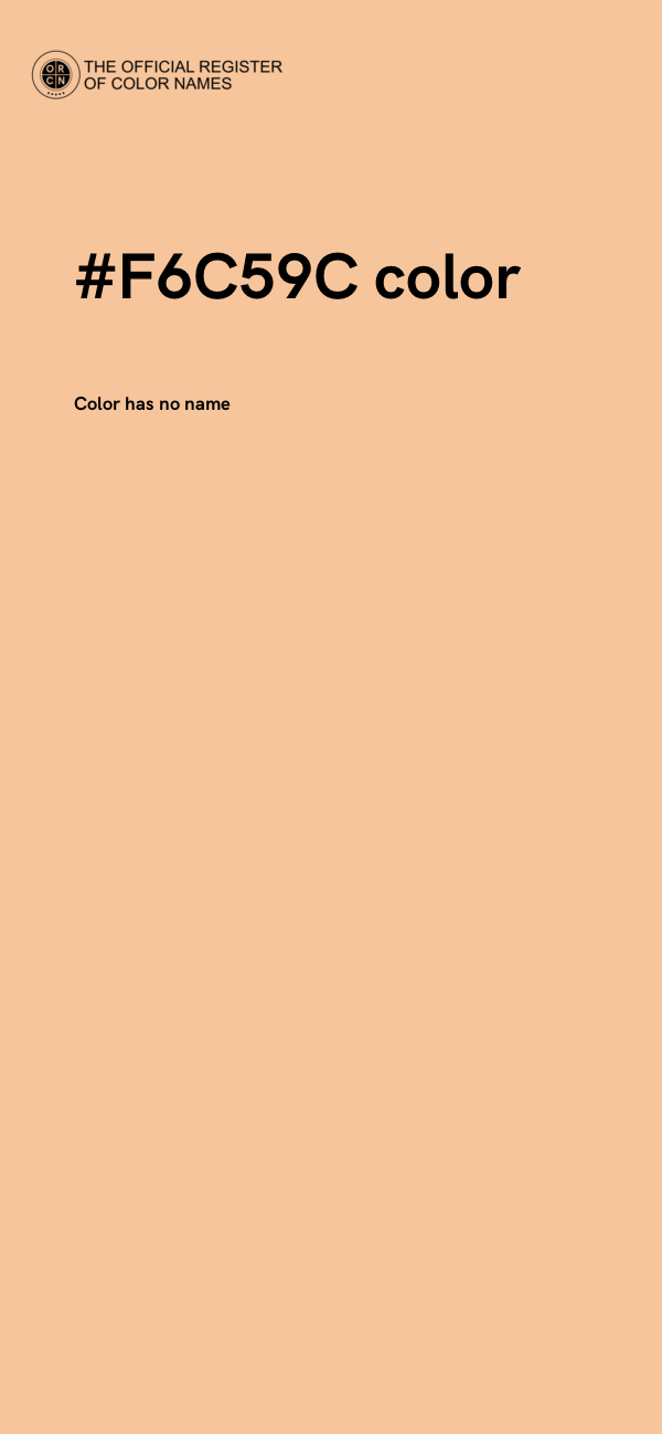 #F6C59C color image