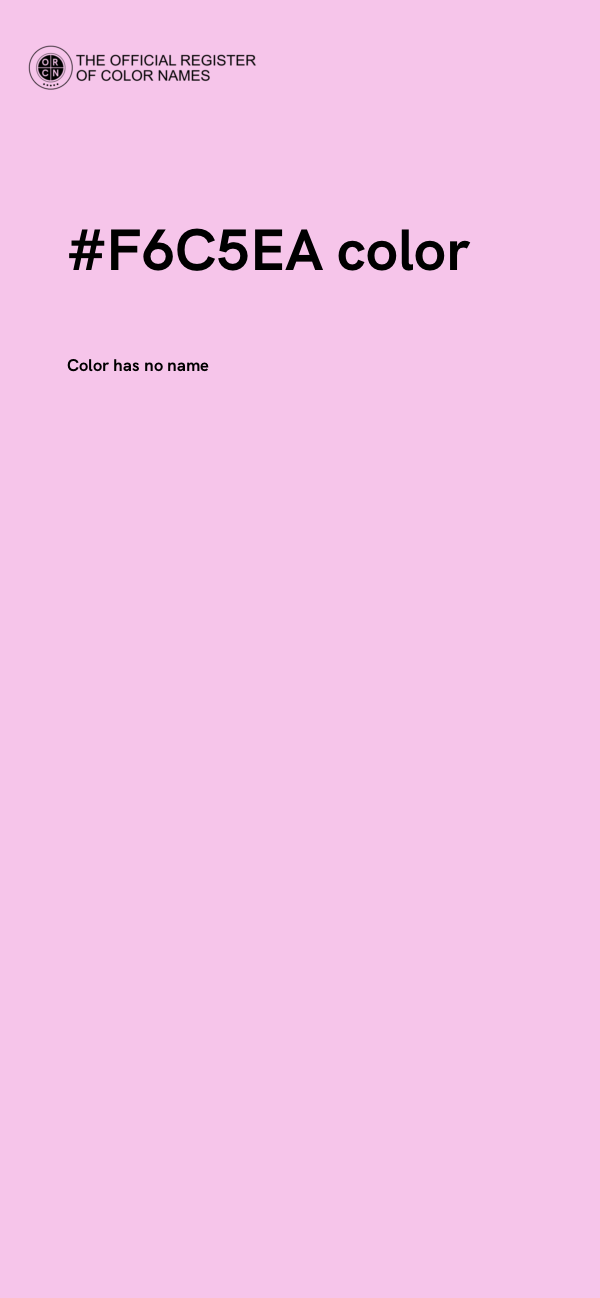 #F6C5EA color image