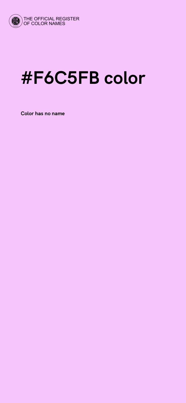#F6C5FB color image